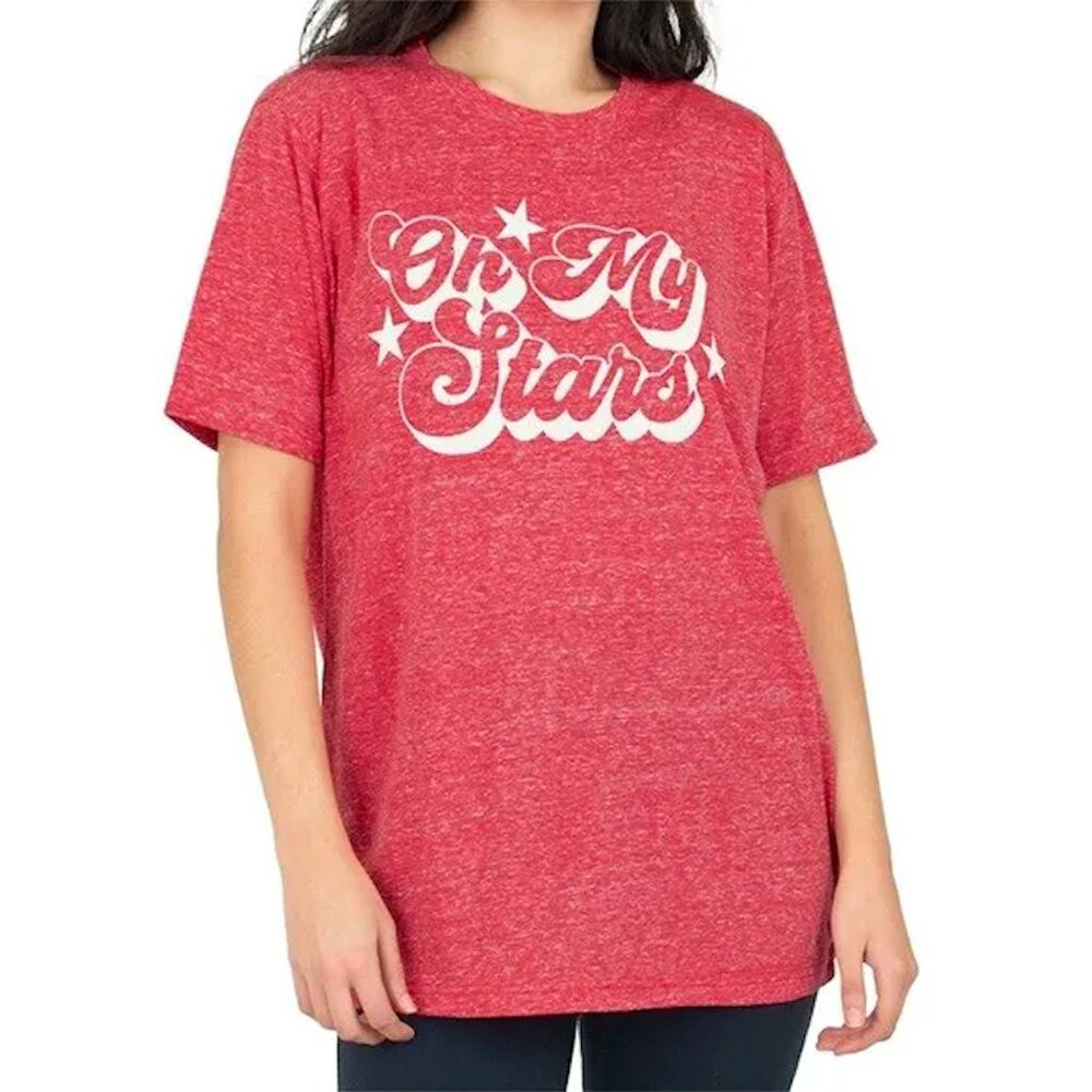 Royce Brand Women's Patriotic Americana T-Shirt Red Oh My Stars